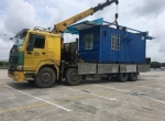Dịch vụ cẩu di dời hàng hóa tại Bình Dương - xe cẩu Lộc An
