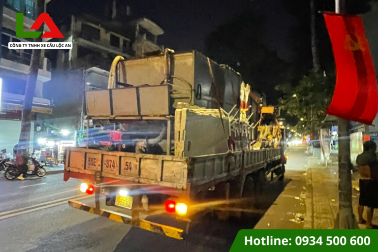 Thuê Xe Cẩu Thùng Theo Giờ Tại Sài Gòn